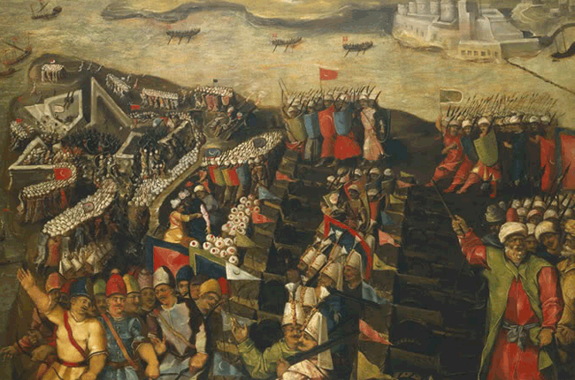 Asalto turco a la fortaleza de San Telmo