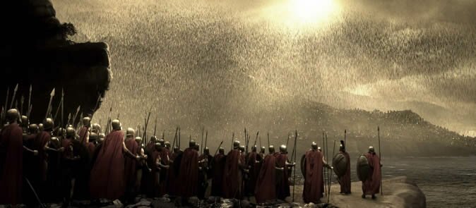 Fragmento de la pelicula 300